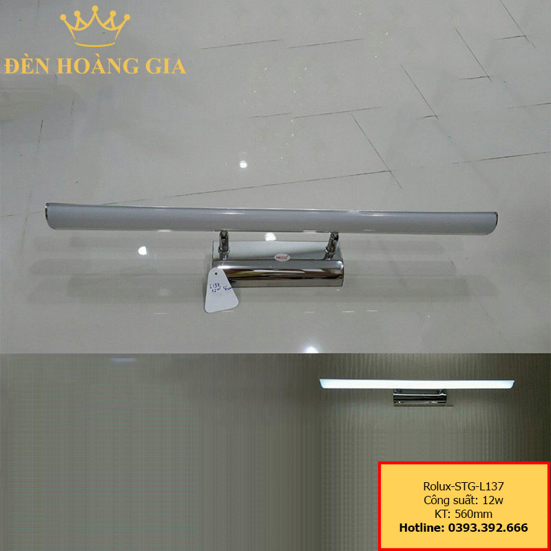 Đèn led soi tranh – soi gương Rolux-STG-L137