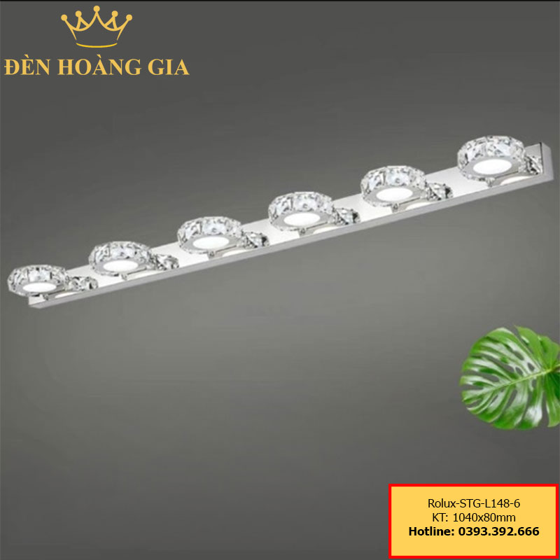 Đèn led soi tranh - soi gương Rolux-STG-L148-6