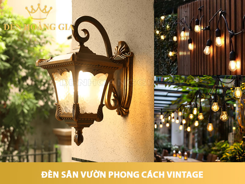 Đèn sân vườn Vintage