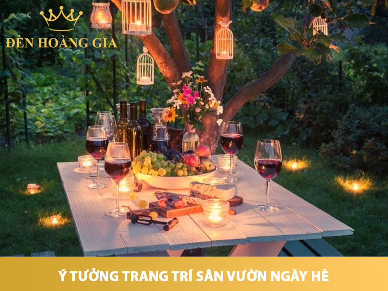 Ý tưởng trang trí sân vườn ngày hè