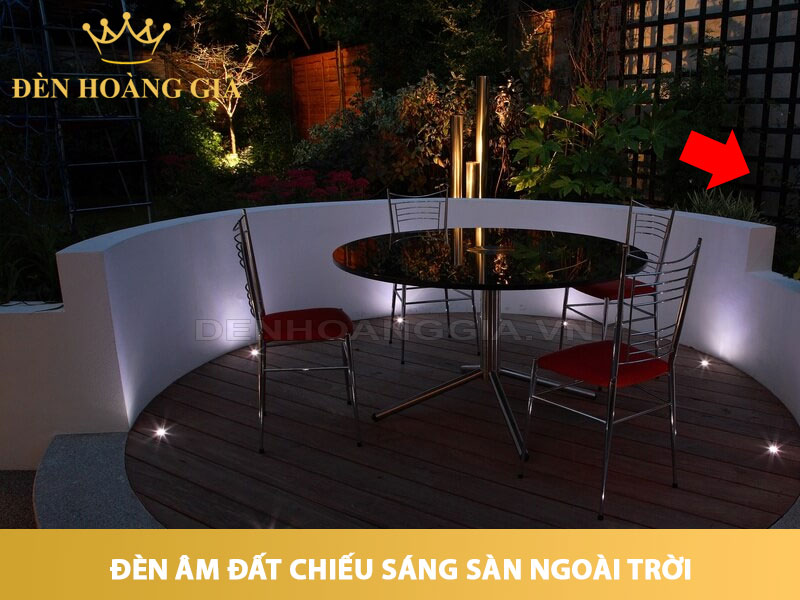Đèn led âm đất chiếu sáng sàn ngoài trời