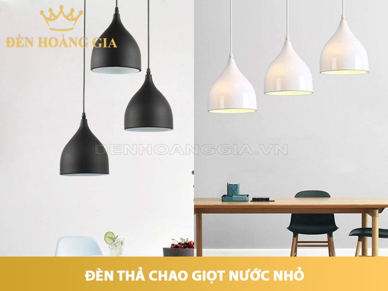 Đèn thả chao giọt nước nhỏ