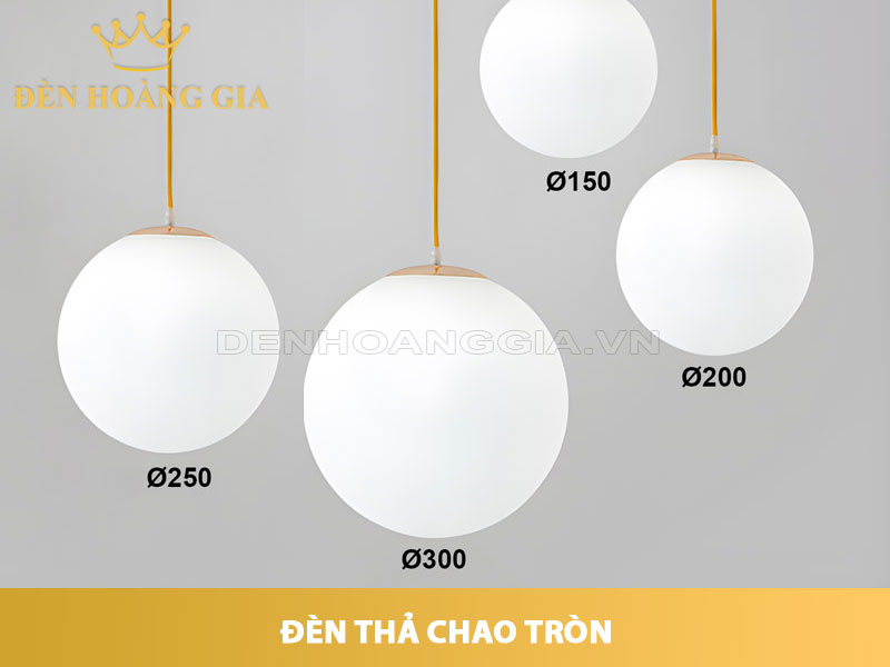 Đèn thả chao tròn