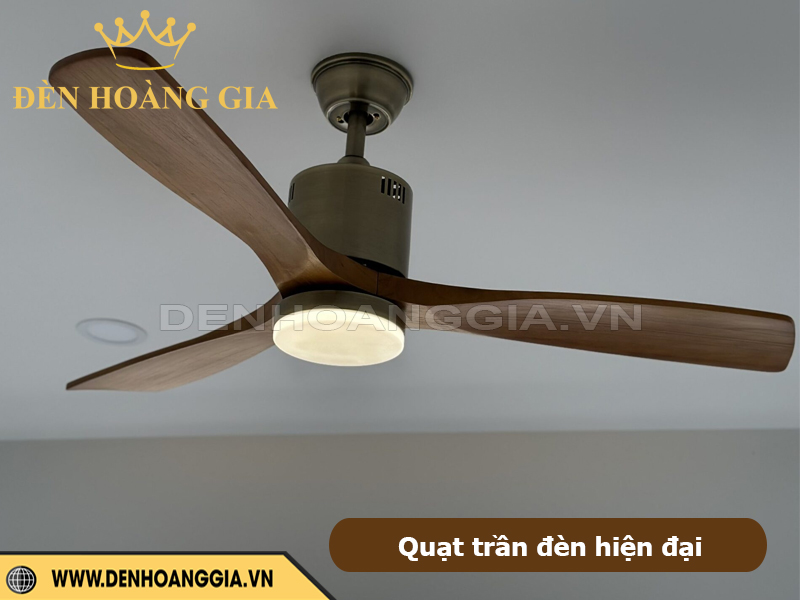 Quạt trần đèn hiện đại 3 cánh