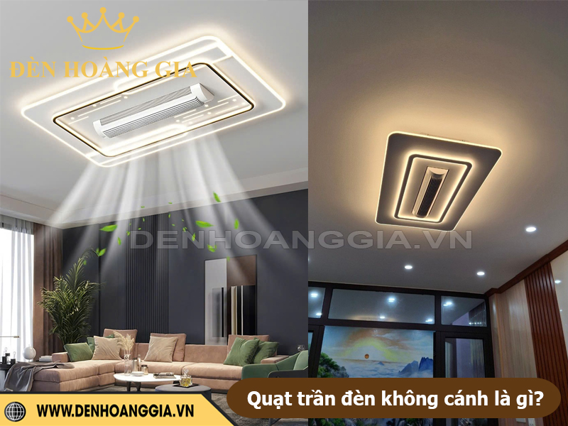 Quạt trần đèn không cánh là gì?