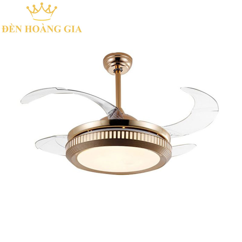 Quạt trần đèn trang trí Rolux-QTD-LM871