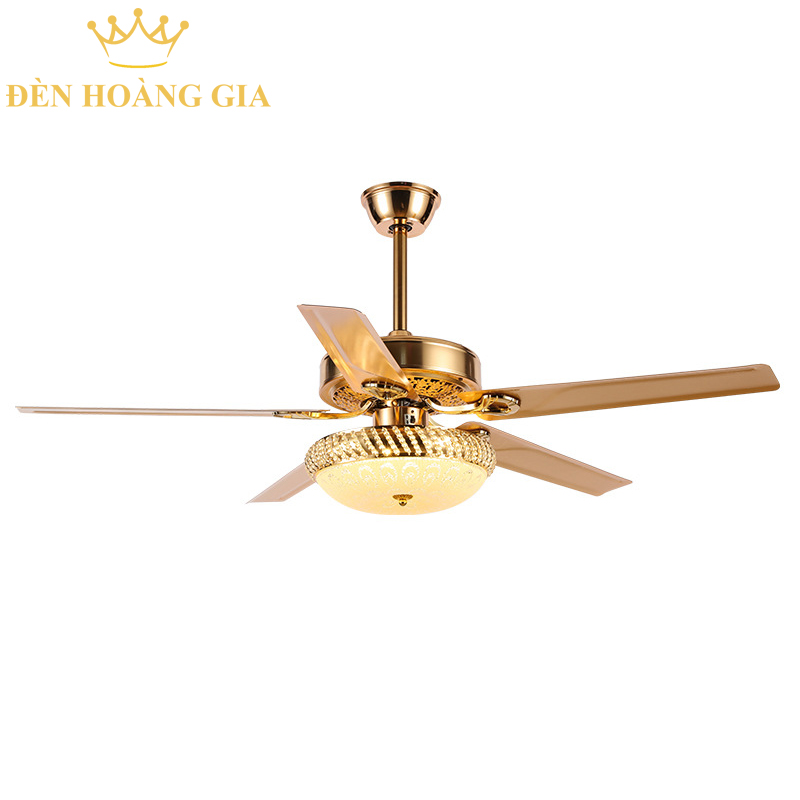 Quạt trần đèn trang trí Rolux-QTD-1027