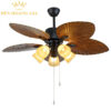 Quạt trần đèn trang trí DHG-QTD52YY-A709M