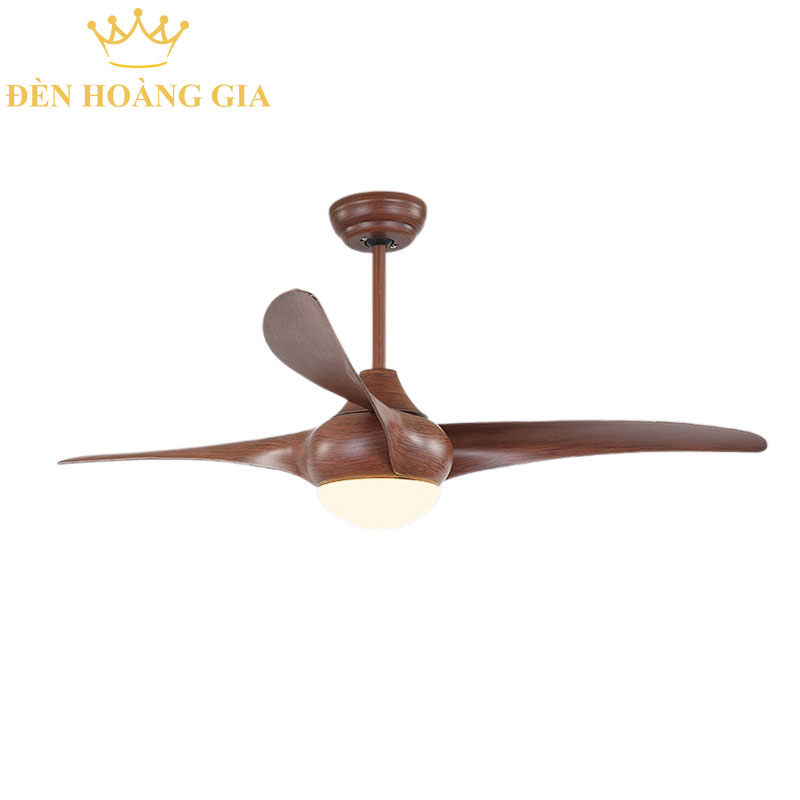 Quạt trần đèn trang trí Rolux-QTD-C810-G