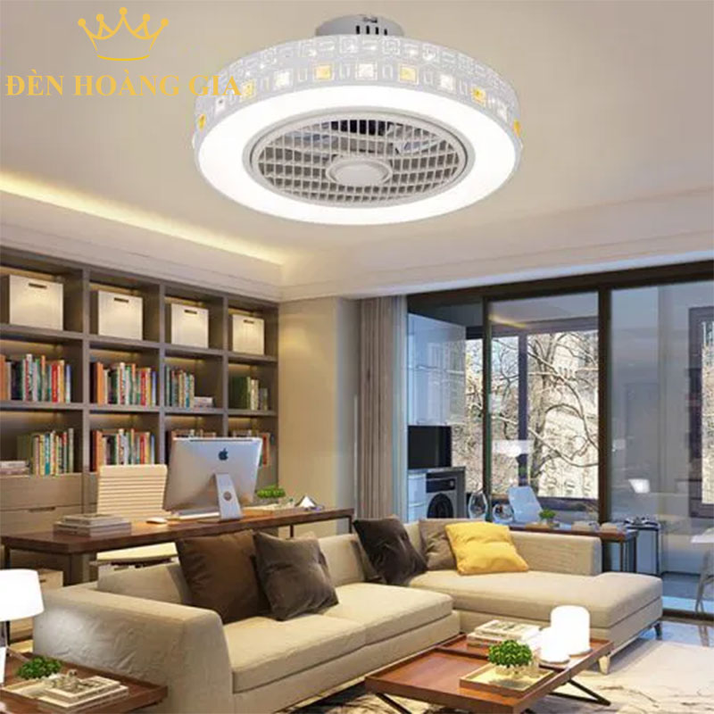 Quạt trần đèn trang trí Rolux-QTD-HQ8904