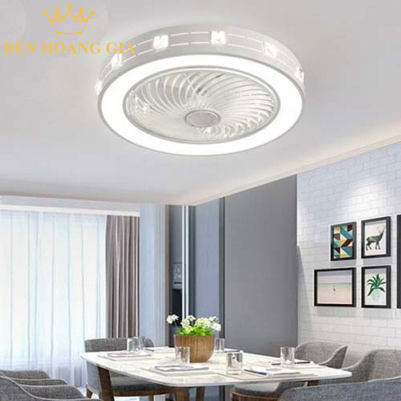 Quạt trần đèn trang trí Rolux-QTD-HQ8905
