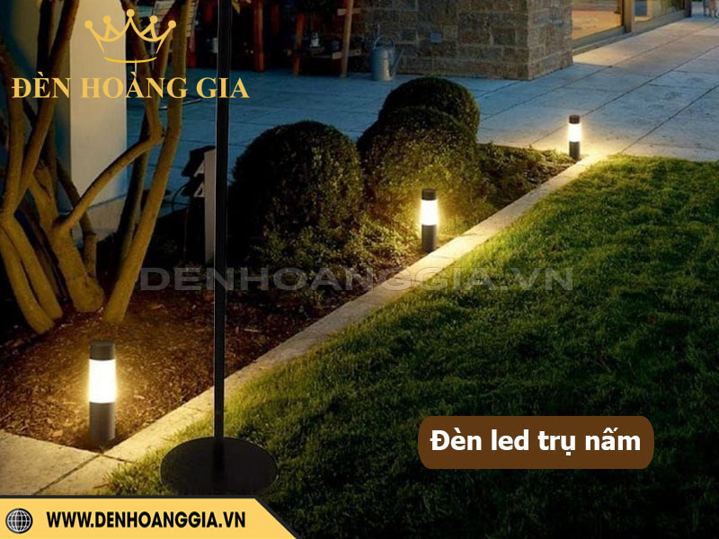 Đèn LED trụ nấm sân vườn