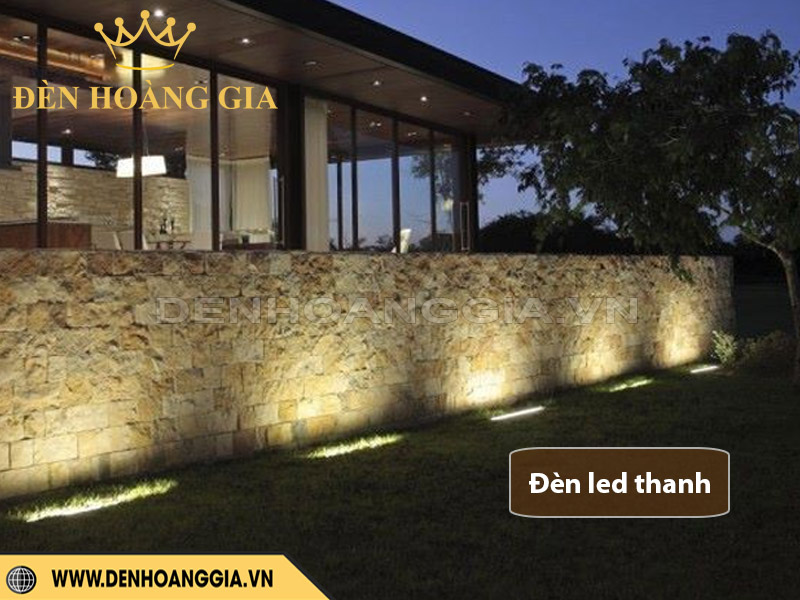 Đè led thanh chiếu hắt tường với tia sáng tỏa rộng