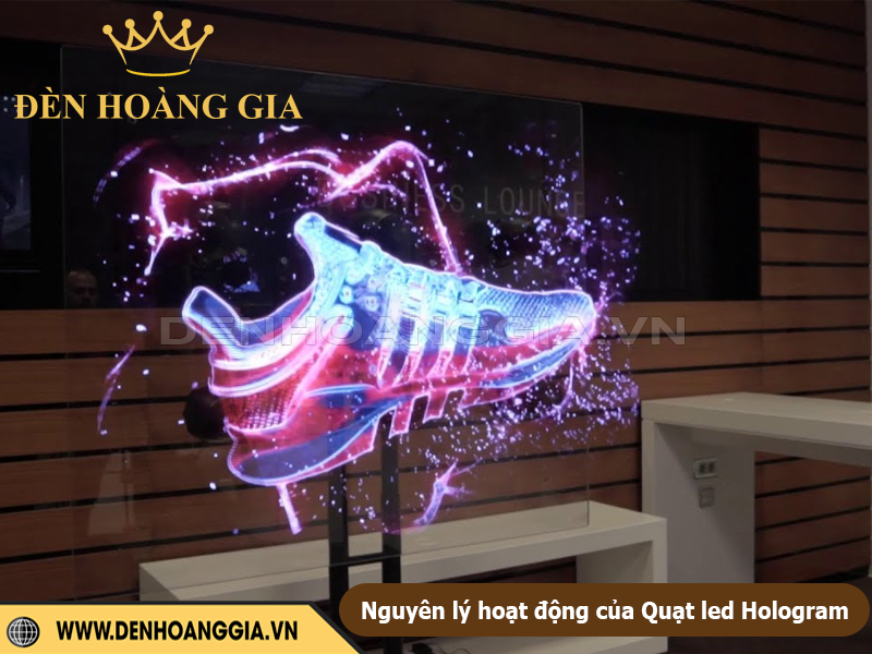 Nguyên lý hoạt động của quạt LED Hologram