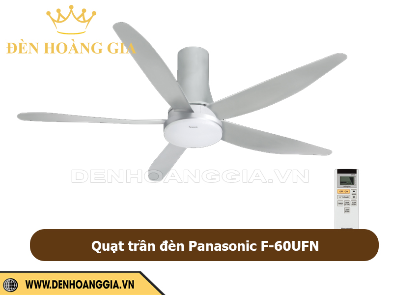 Quạt trần đèn Panasonic F-60UFN có điều khiển từ xa