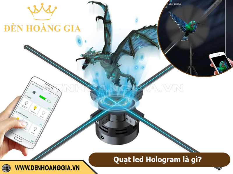 Quạt led Hologram là gì?