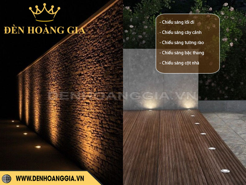 Các ứng dụng của đèn LED âm đất