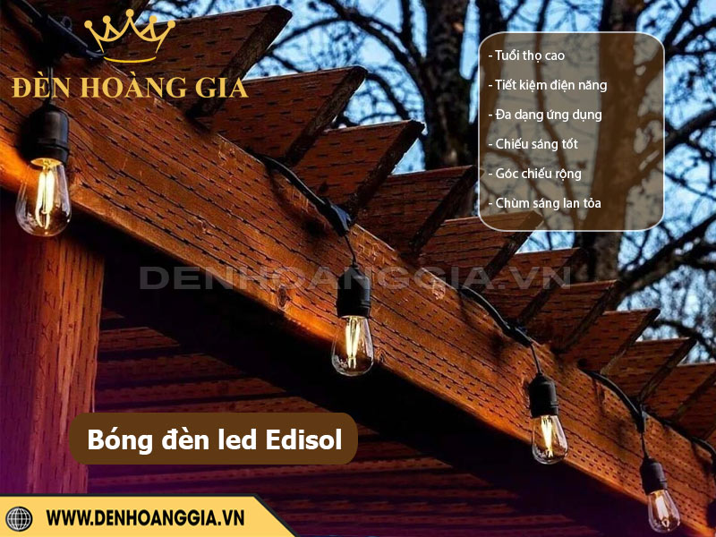 Ưu điểm nổi bật của bóng đèn led Edison so với đèn sợi đốt