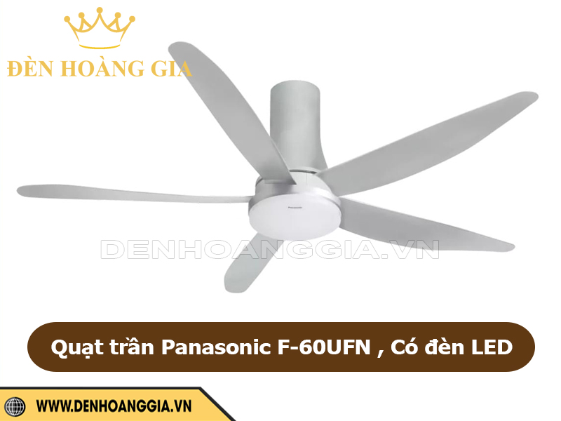 Quạt trần đèn Panasonic F-60UFN5 cánh có đèn
