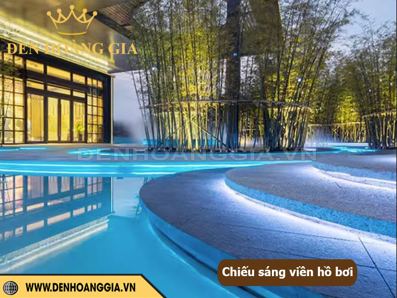 Chiếu sáng lối đi ven hồ