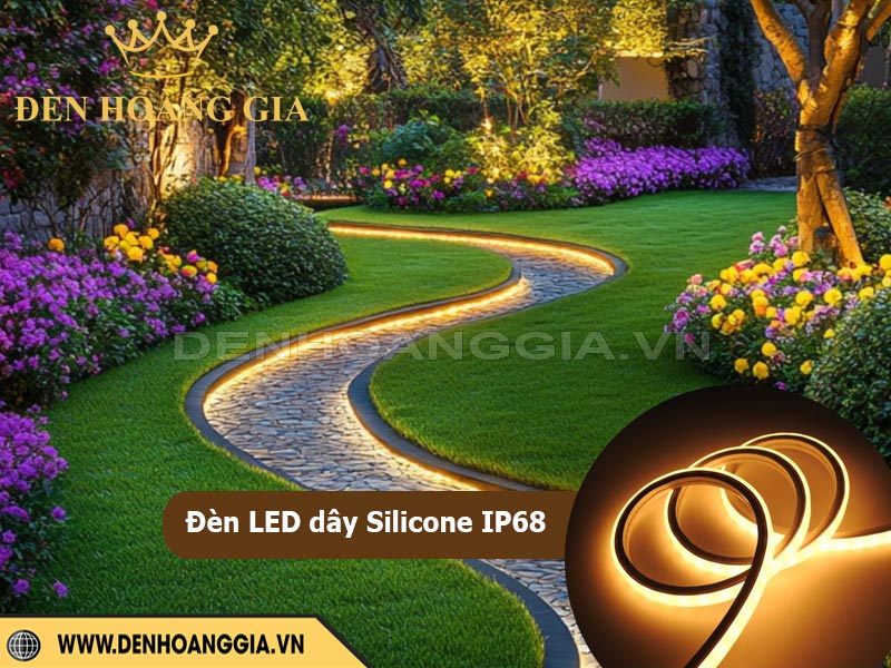 Đèn led dây âm nước chiếu sáng lối đi