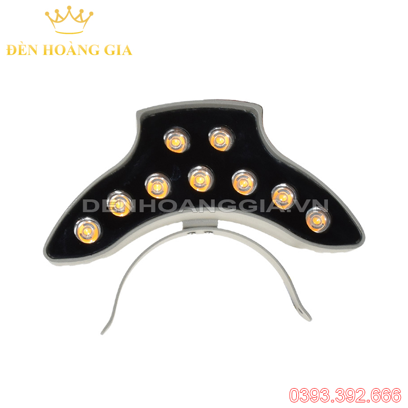 Đèn led ôm gốc cây bán nguyệt 9w