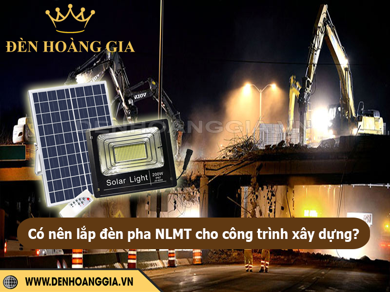 Có nên lắp đèn pha led cho công trình xây dựng?