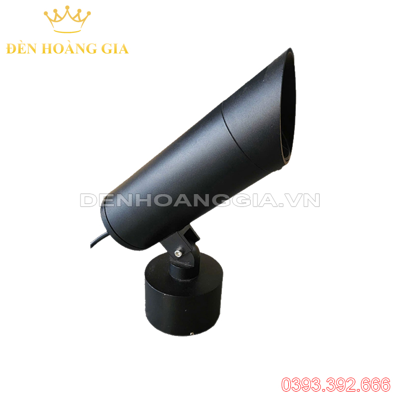 Đèn led chiếu cây chiếu điểm hắt tường COB Luxury có mũ 18w