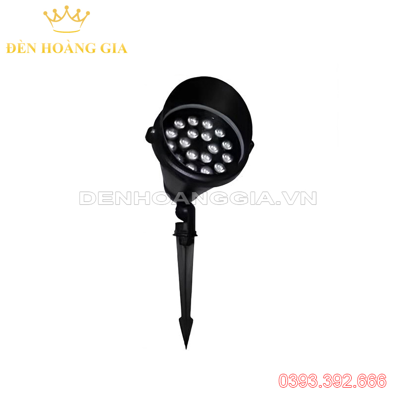 Đèn led cắm cỏ chiếu cây SMDMT 15w mũ to