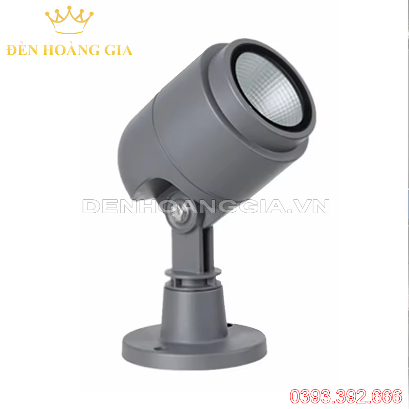 Đèn led chiếu cây chiếu điểm nhôm đúc đế ngồi Viva