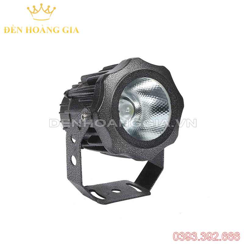 Đèn led chiếu cột hắt tường chiếu cây ngoài trời VIPO dài 10W