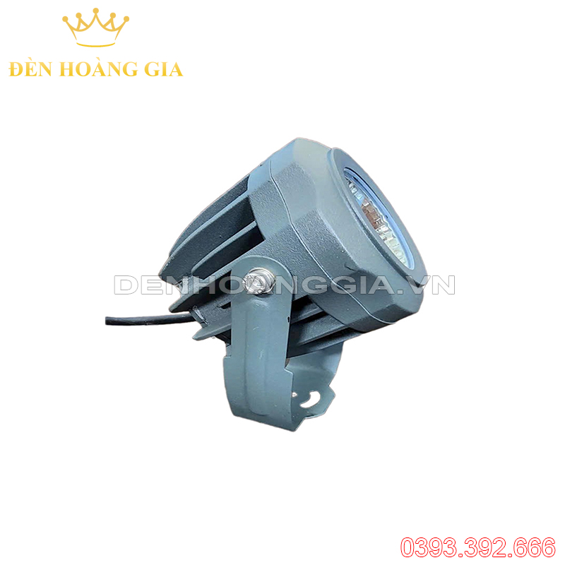 Đèn led chiếu cột hắt tường chiếu cây ngoài trời VIPO xám 20W