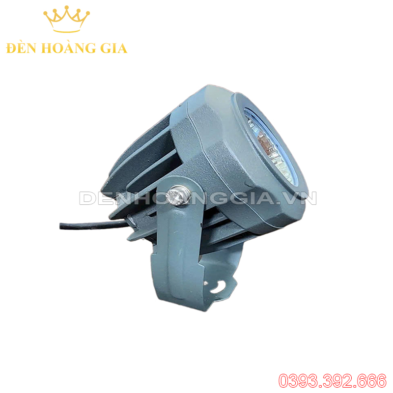 Đèn led chiếu cột hắt tường chiếu cây ngoài trời VIPO xám 30W
