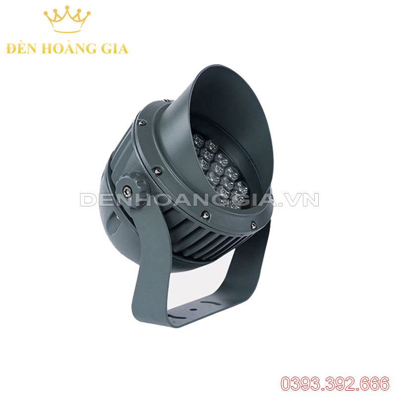 Đèn led chiếu điểm chiếu cây hắt tường VIPPRO 100w có mũ