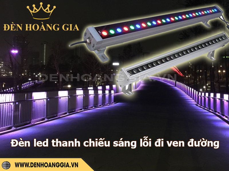 Đèn led thanh chiếu sáng lối đi ven đường