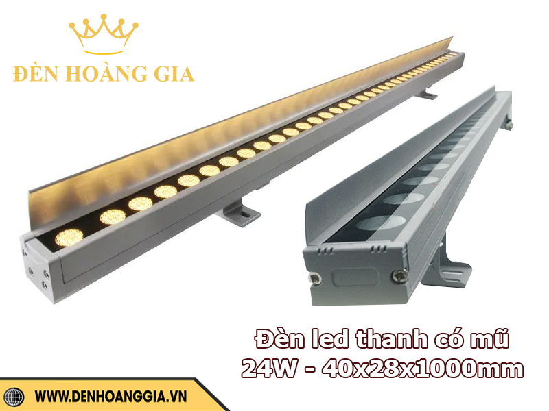 đèn LED thanh có mũ 24W