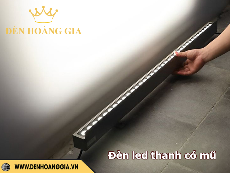 Ánh sáng đèn led thanh có mũ