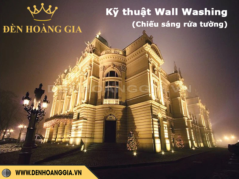 Ký thuật chiếu sáng Wall Washing rửa tường