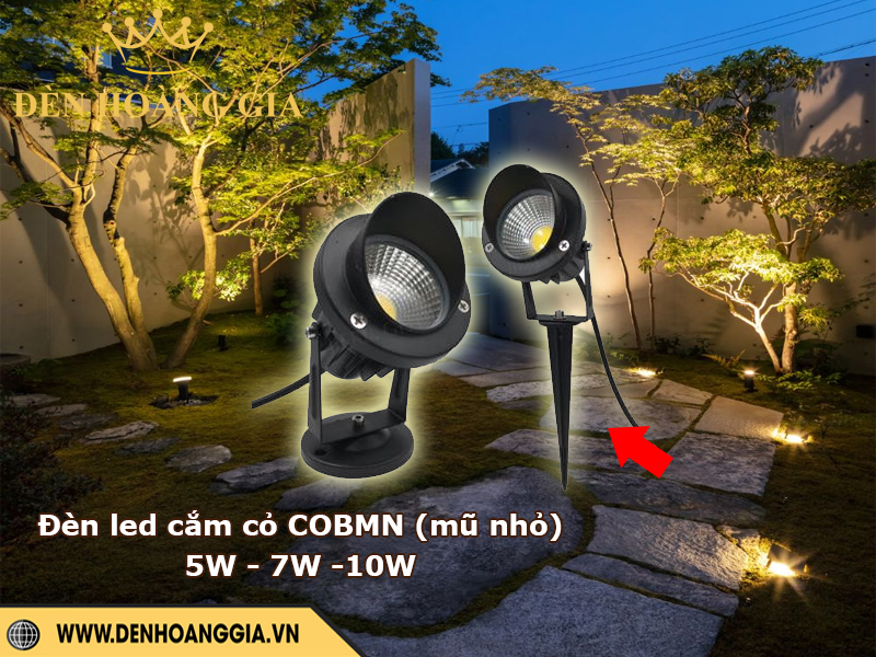 Đèn led cắm có COBMN mũ nhỏ