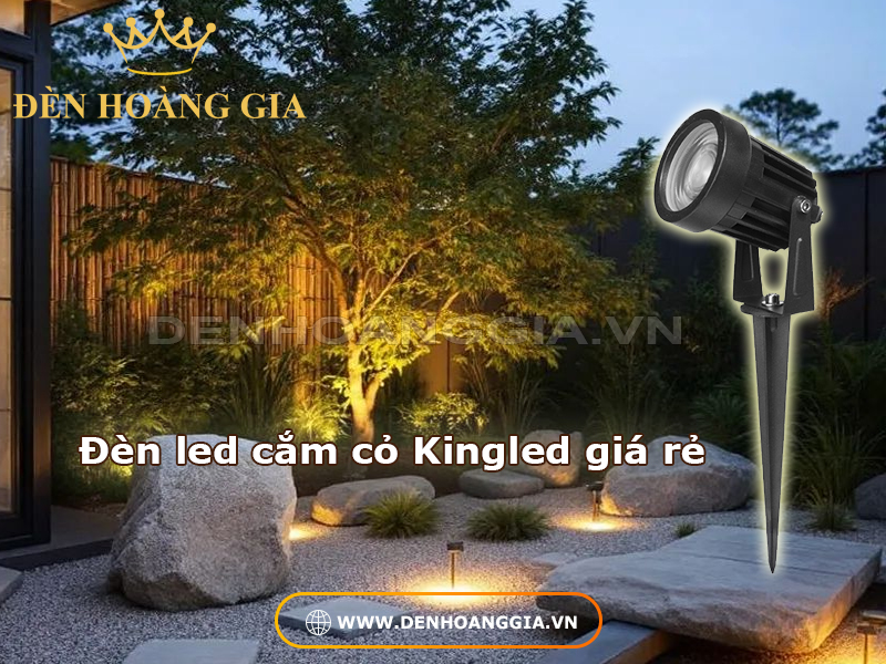 Đèn led cắm cỏ Kingled giá rẻ