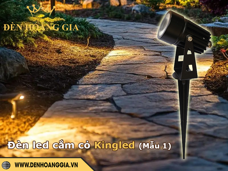 Đèn led cắm cỏ Kingled mẫu 1