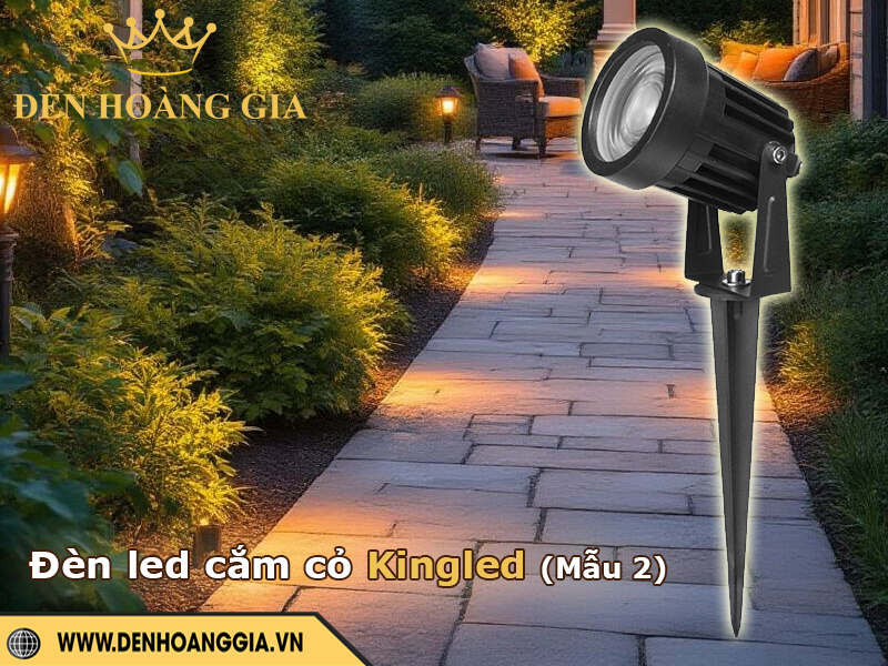 Đèn led cắm cỏ Kingled mẫu 2