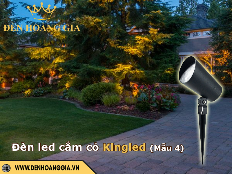 Đèn led cắm cỏ Kingled mẫu 4