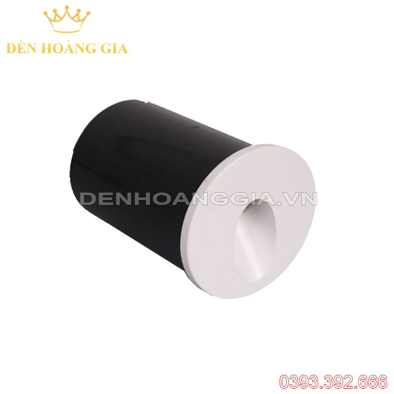 Đèn led chân cầu thang tròn 2w (Mặt trắng – Trong nhà)