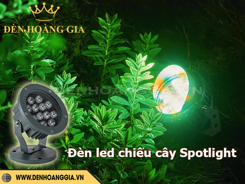 Đèn led chiếu cây spotlight