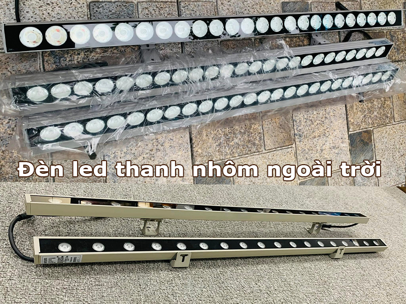 Đèn led thanh nhôm ngoài trời