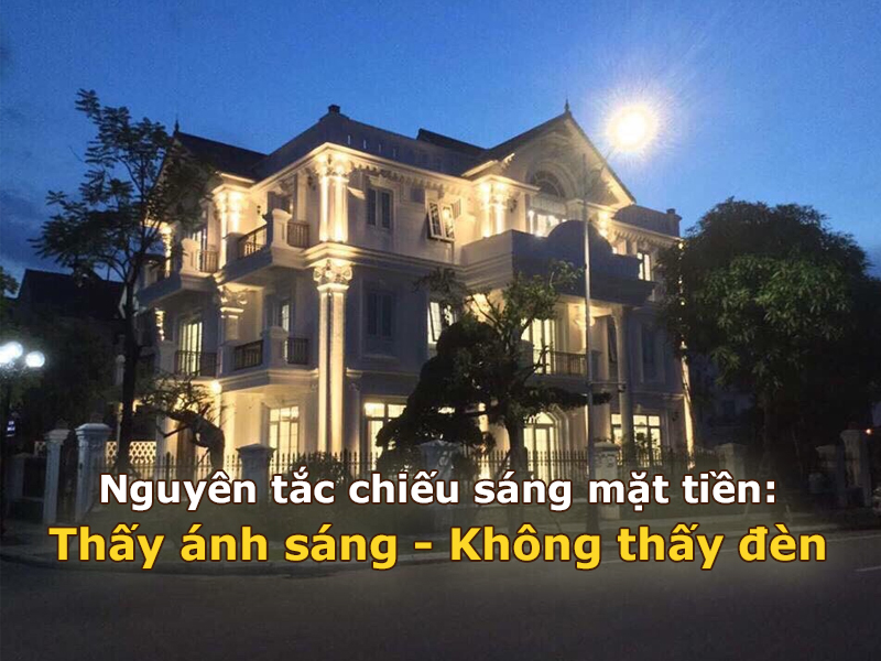 Nguyên tắc thấy ánh sáng không thấy đèn