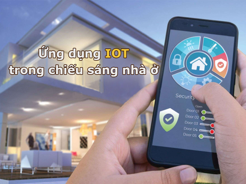 Ứng dụng IOT trong chiếu sáng nhà ở