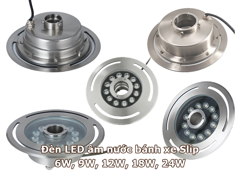 Đèn led âm nước bánh xe loại 1