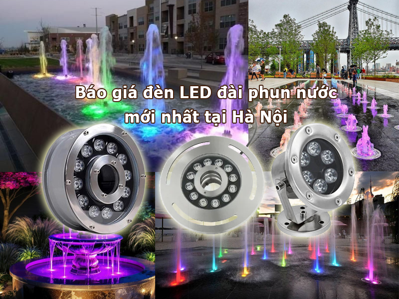 Báo giá đèn đài phun nước tại Hà Nội